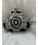 Evening Purse Diamond Crystal Evening Women Wedding Clutch Silver Cocktail - $19.99