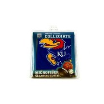 Kansas Jayhawks Sunglasses Microfiber Cleaning Cloth NCAA Official Merch - £9.16 GBP