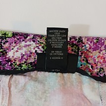 Lane Bryant Back Zipper Womens Cotton Blend Multicolor Floral Circle Skirt Sz 28 image 4