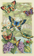 Dimensions Gold Collection Counted Cross Stitch Kit 10&quot;X16&quot;-Butterfly Forest (14 - £27.95 GBP