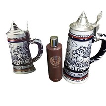 NIB Vtg 1976 Avon WILDLIFE LIDDED Beer Stein w/WILD COUNTRY COLOGNE Elk ... - £14.97 GBP