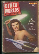 Other Worlds 10/1952 Clark Pub-sci-fi pulp-L Sprague de Camp-G - £15.17 GBP