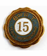 VTG B of RT 15 Year Membership Award Pin 10K GF Brotherhood of Railroad ... - $28.05 CAD