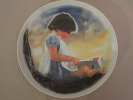 BY MYSELF collector plate DONALD ZOLAN Zolan&#39;s Children #3  CHILD READING - $14.99