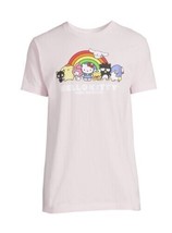 HELLO KITTY and Friends Men’s Size Graphic T-Shirt Short Sleeve Pink Siz... - £18.67 GBP