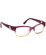 Gucci Eyeglasses GG 3790 LVZ Fuchsia Honey Fade Semi Cat Eye Italy 52[]1... - $199.99