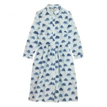NWT Cath Kidston Cotton Shirt Dress in Tortoise Stripe Turtle UK 12 US 8 - £63.61 GBP