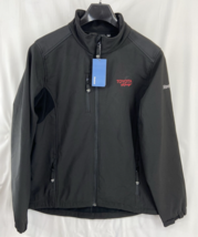 Toyota Racing Reebok Soft Shell Coat Jacket Size Large Men&#39;s Fleece Line... - $71.24