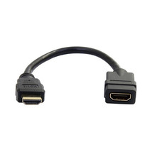 Startech.Com HDMIEXTAA6IN 6IN Hdmi Extension Cable M/F, 4K 30HZ - £30.96 GBP