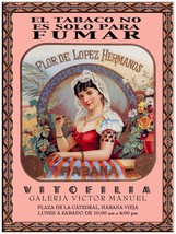 830.Vitofilia cuban cigar Art Decoration POSTER.Graphics to decorate.Tobacciana - £13.55 GBP+