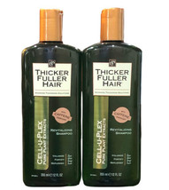 Original Thicker Fuller Hair Revitalizing Shampoo Cell-U-Plex Caffeine  Lot Of 2 - £27.09 GBP