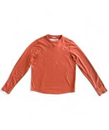 Abercrombie &amp; Fitch Orange Muscle Sweatshirt - Large - Moose Emblem - VGC - $22.78
