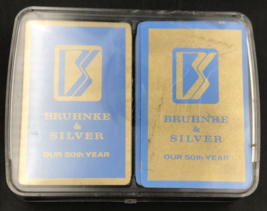 Bruhnke &amp; Silver 50th Anniversary Playing Cards Set Debt Collection Agency - £10.44 GBP