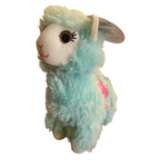 Cute &amp; Cuddly 10&quot; Standing Llama Plush - New - Teal - £18.08 GBP