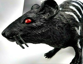 Skeleton Rat Halloween Figure prop Creepy Creature Red Eyes Novelty Figurine 9in - £9.62 GBP