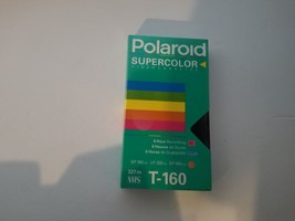New Polaroid Supercolor T-160 Blank VHS Tape - £4.00 GBP