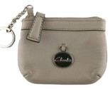 Clarks pelle Beige Chiavi Scheda Portafoglio Zip Portachiavi Portamonete... - $11.77