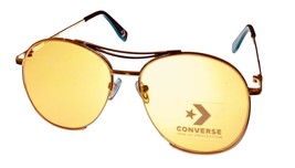 Converse Men Gold Metal Fashion Aviator Sunglass  Yellow Gradient Lens H100 - £17.97 GBP