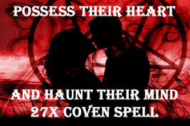 HAUNTED 300X POSSESS THEIR HEART & HAUNT THEIR MIND LOVE EXTREME MAGICK 98 Witch image 2