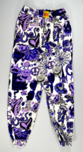 Parachute Pants Baggy Hip Hop Purple 80s Art Print Joggers Wms X Small V... - £60.02 GBP