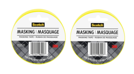 Scotch Expressions Masking Tape, 0.94 Inch x 20 Yards, Yellow 2 Pack - £10.73 GBP