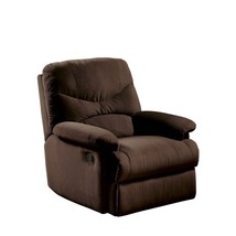 Comfortable Recliner Chair in Chocolate Brown Microfiber Upholstery - $12,214.81 MXN