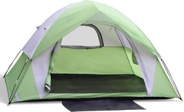 Tent For Camping,4 Person Dome Camping Tent With Removable Rainfly,Waterproof &amp; - £51.06 GBP