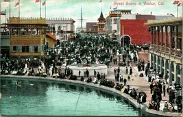 Vtg 1909 Postcard - Venice, CA - Early Windward Ave Street Scene - £8.03 GBP