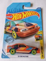 Hot Wheels 2020 Hw Art Cars &#39;92 Ford Mustang, Orange 90/250 - £7.25 GBP