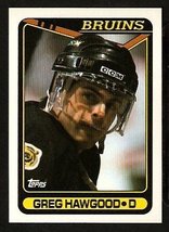 Boston Bruins Greg Hawgood 1990 Topps Hockey Card # 236 - £0.39 GBP