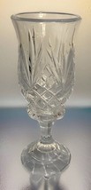 Vtg Lead Crystal Hurricane 2 piece Candle Holder 11.5&quot; - $46.71