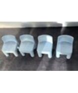 Little Tikes Blue Dollhouse Furniture Chairs Set Of 2 - €6,59 EUR