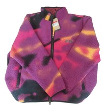 Jordan Flight MVP All Over Print Fleece Sherpa Jacket Mens Large Purple ... - £47.03 GBP