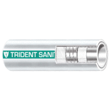 Trident Marine 1-1/2&quot; Premium Marine Sanitation Hose - White with Green Strip... - £28.47 GBP