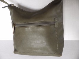 Stone Mountain Handbag Dark Green Leather Shoulder Bag - $19.79