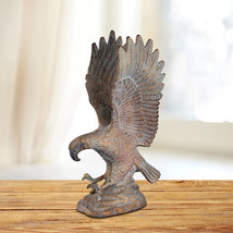 SPI Home Mountaintop Eagle Sculpture 16.0&quot; x 10.0&quot; x 5.5&quot; 5.25 lbs. Alum... - £179.83 GBP