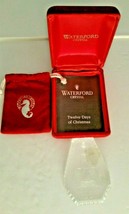 Vintage Waterford Crystal Annual Christmas Ornament 1991 Eight Maids A M... - £31.96 GBP