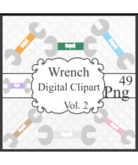 Wrench Digital Clipart Vol. 2 - $37.17 MXN