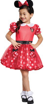 Disney Minnie Mouse Girls&#39; Costume, Red - $1,930.78 MXN