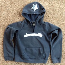 Vintage Youth Girl&#39;s Abercrombie &amp; Fitch Hoodie w/ Front Pouch - Size L - Blue - £18.05 GBP