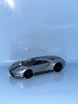 Hot Wheels Nightburnerz '17 Ford GT Silver/Gray w/Black Stripes 1:64 Loo... - $7.42