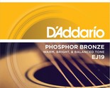 D&#39;Addario EJ19 Phosphor Bronze Acoustic Guitar Strings gauges 12-56 - $18.99