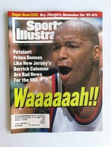 Sports Illustrated Magazine January 30, 1995 Derrick Coleman  Super Bowl XXIX JH - £4.78 GBP