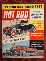 RARE HOT ROD Magazine December 1958 Model T Custon T-Birds Drag Racing Pictorial - £17.26 GBP