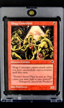 1997 MTG Magic The Gathering Tempest Mogg Conscripts Vintage Red Card WOTC - £1.56 GBP