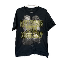 Duck Dynasty Mens T Shirt Release the Quackin’ Black Cotton Large - $12.59