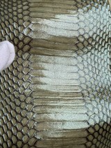 Aurora Cobra Snake Skin Snakeskin Leather Craft Supply Gloss Pearl Gray-... - $343.44 MXN+