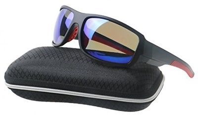  Simvey Polarized Sports Sunglasses TR90 Durable Frame For Cycling Driving - £33.87 GBP