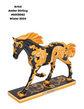 TRAIL OF PAINTED PONIES Horse Dreams~Low 1E/~Swirls of Horse Heads Portr... - $92.79