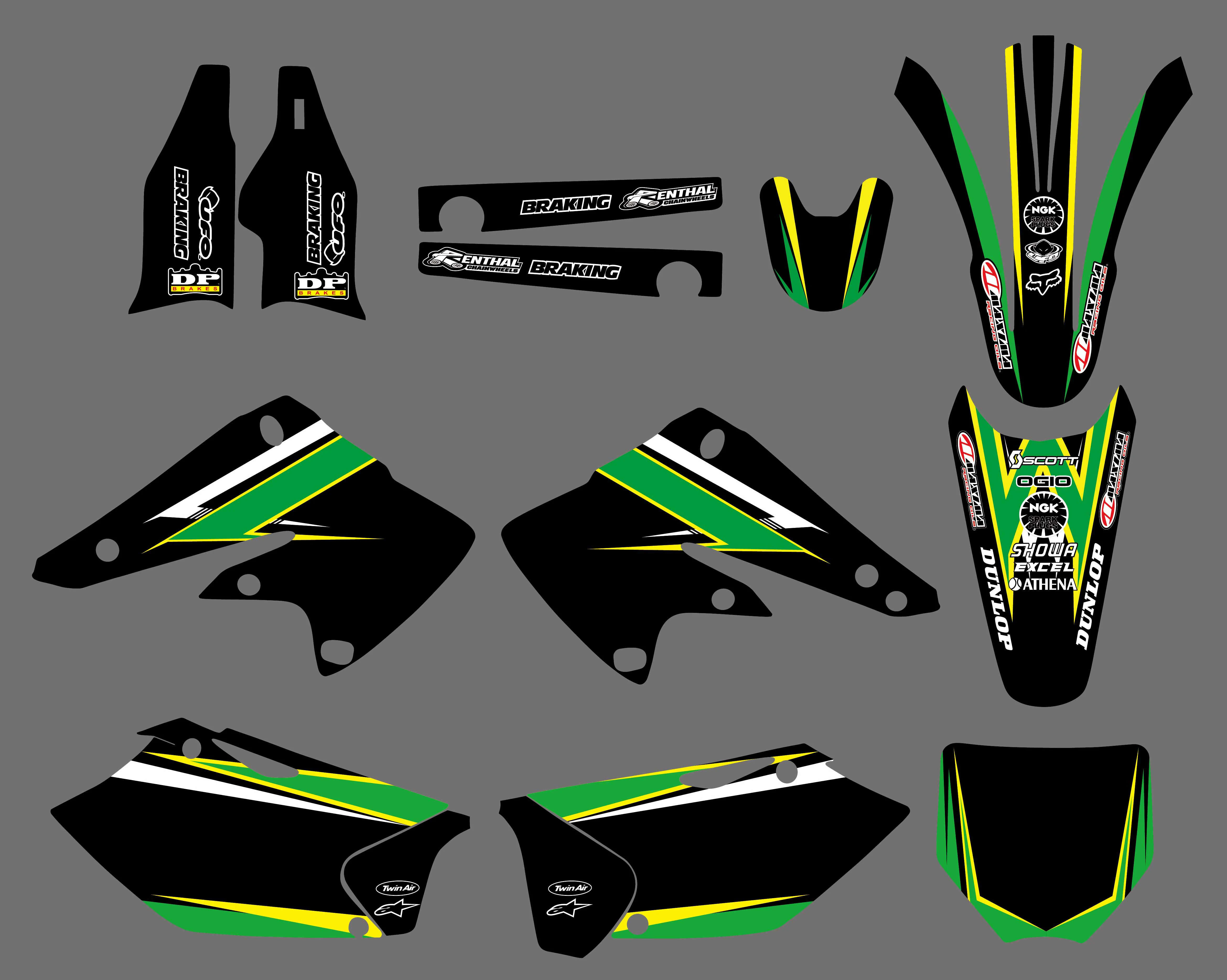 New Style Motorcycle Graphics &amp; Backgrounds Decals Stickers Kits KX250F KXF250 - £204.40 GBP